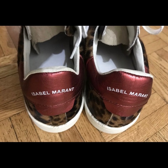 Isabel Marant Etoile Leopard Print Shoes Sz 41 - Picture 5 of 8